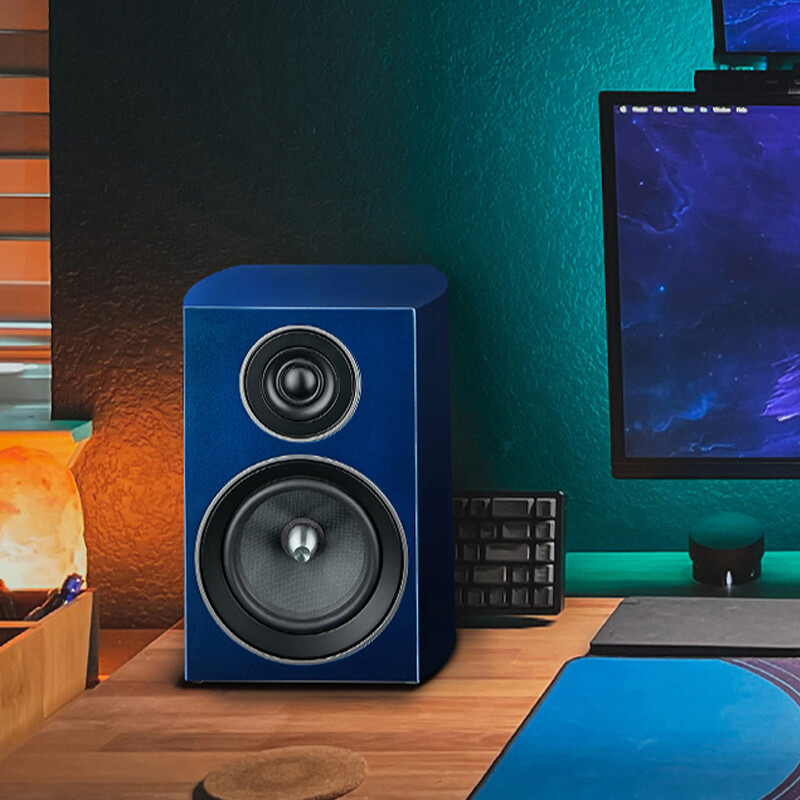 尊寶JAMO C707PA 保時(shí)捷藍(lán)書架音箱，打造沉浸式高保真家庭影院